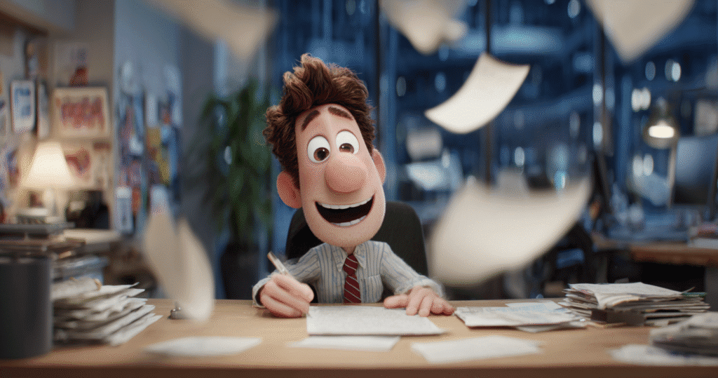 job seeker writing a simple cover letter