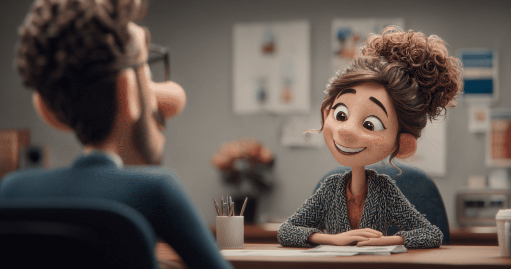 jobseeker acing an interview